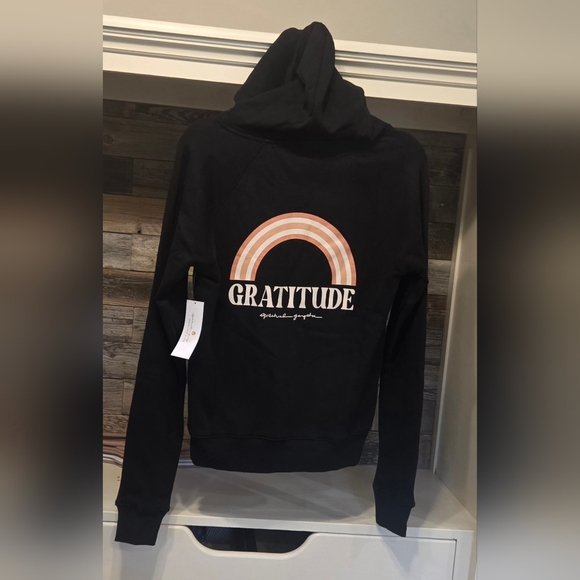 Spiritual Gangster "Gratitude" Raglan Zip- Up Hoodie - Picture 10 of 10